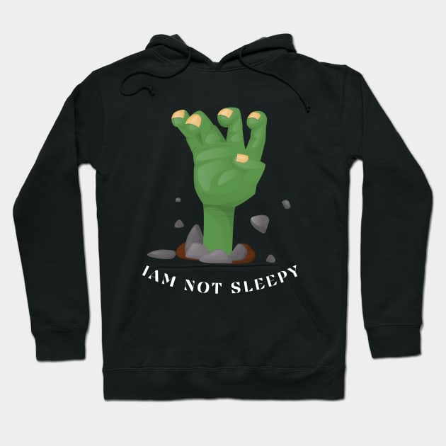 Zombiecleo - I'm not sleepy Hoodie by Creativart99